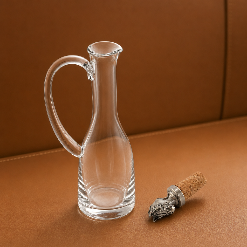 Cruet Bottle with Horse Head Cork Stopper 3