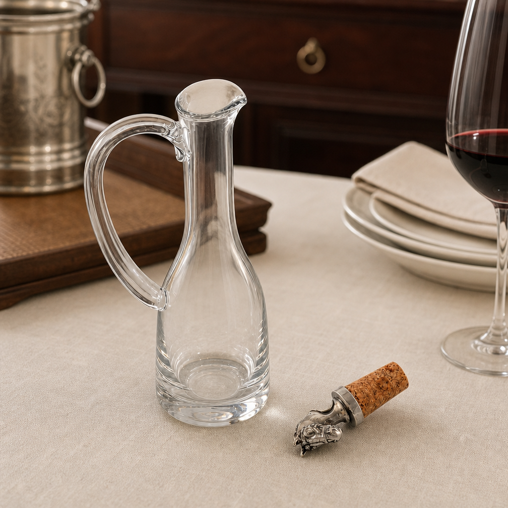 Cruet Bottle with Horse Head Cork Stopper 3