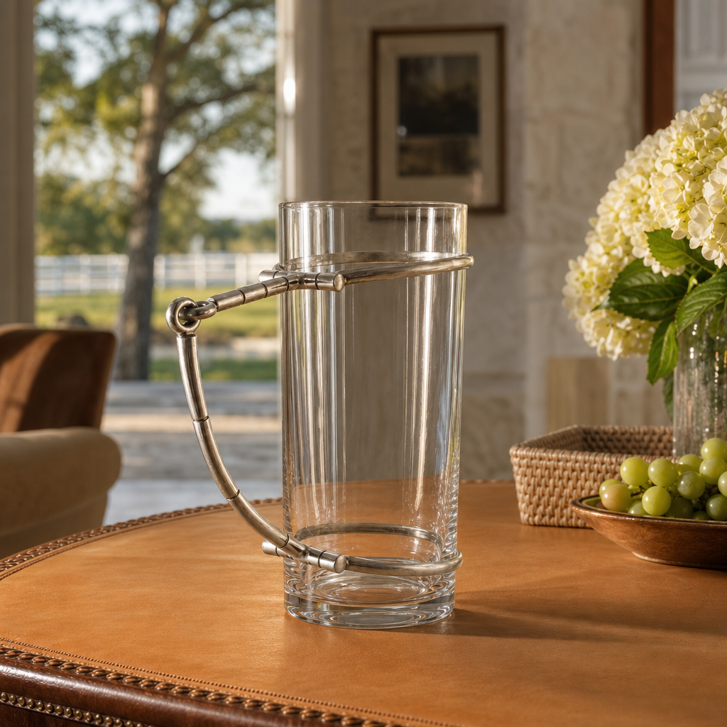 Horse Bit Glass Pitcher 7