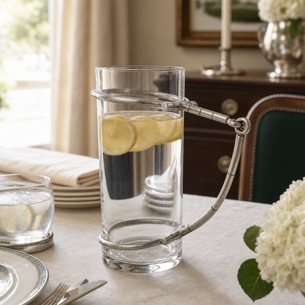 Horse Bit Glass Pitcher 6