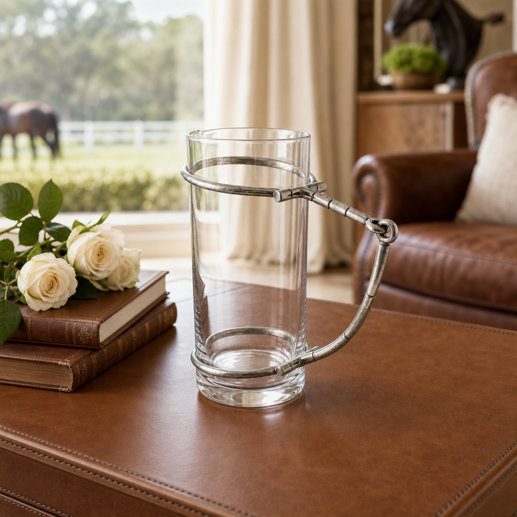 Horse Bit Glass Pitcher 9