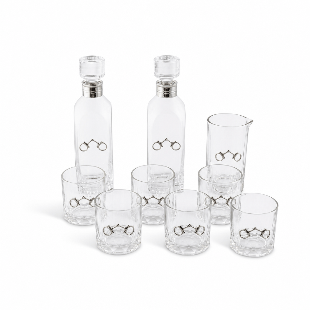 Equestrian Bit Glass Bar Set 1