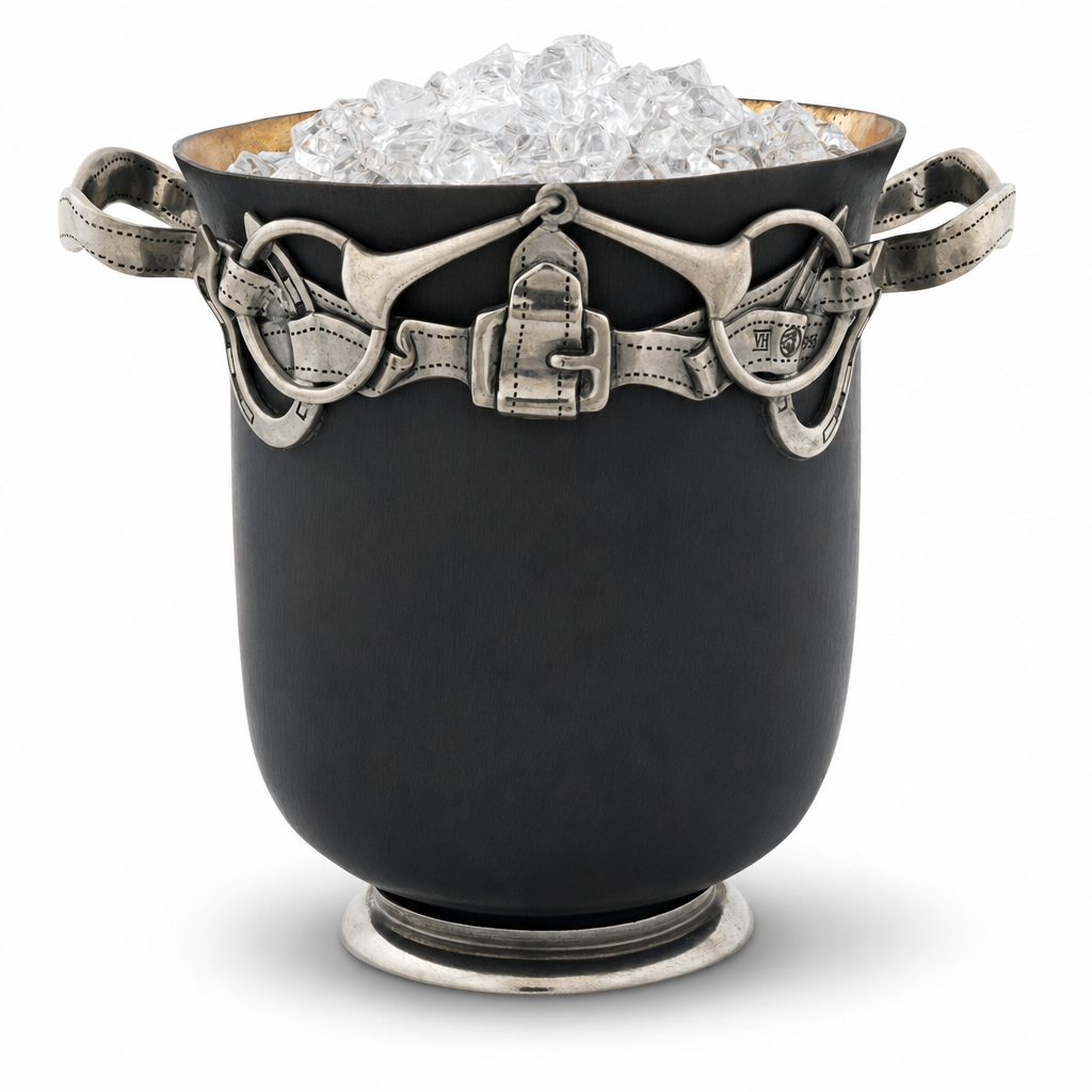 Equestrian Bronze Ice Bucket 1