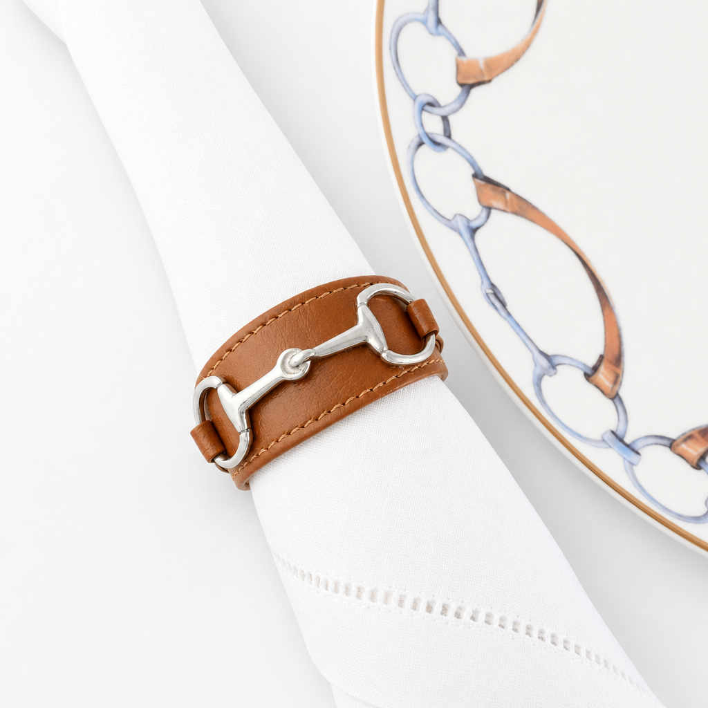 Bit Vegan Leather Napkin Ring 1