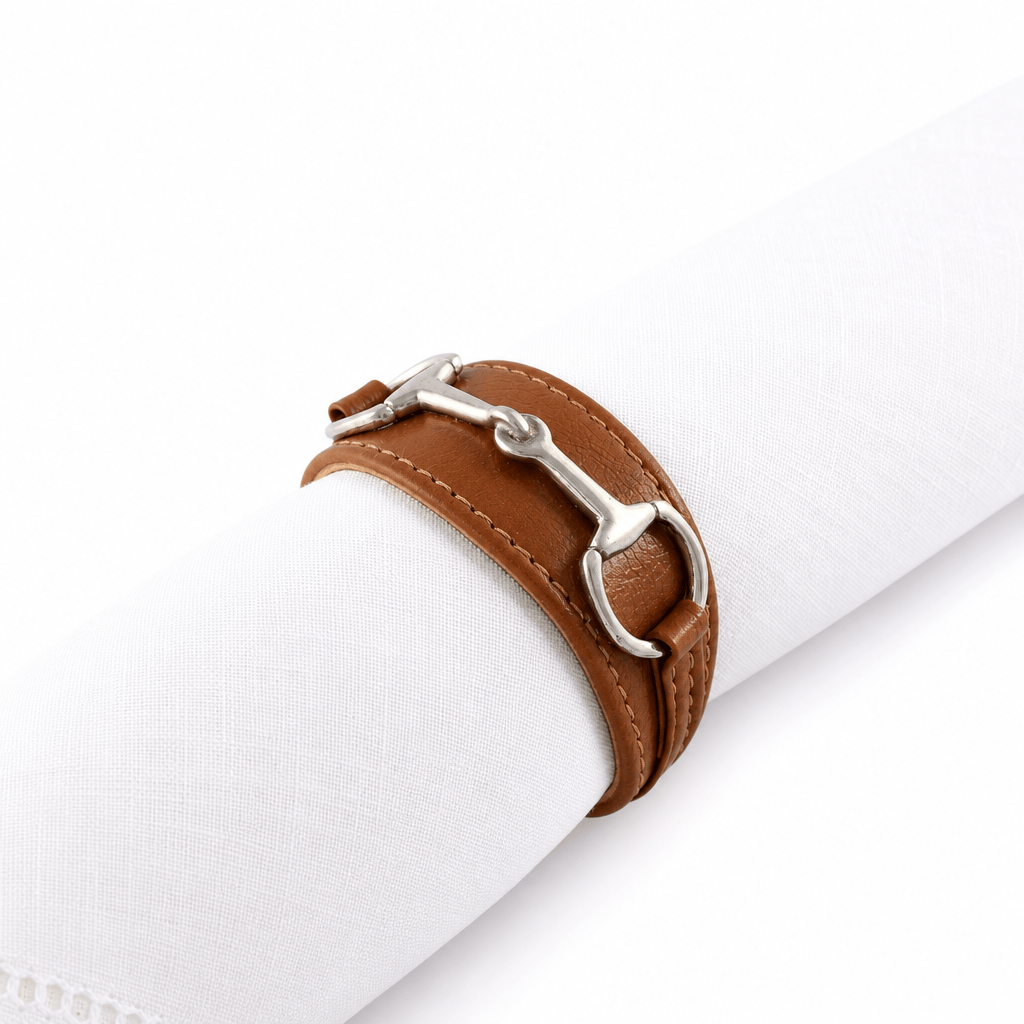 Bit Vegan Leather Napkin Ring 8
