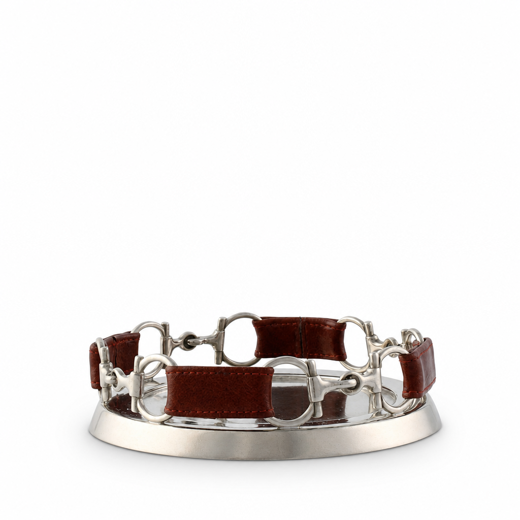 Equestrian Horse Bit Leather Wine Coaster 10