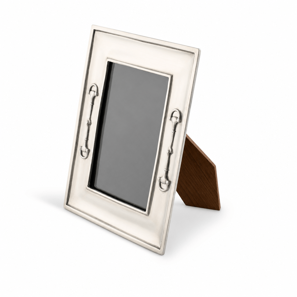 Equestrian Bit Pewter Photo Frame 4x6 1