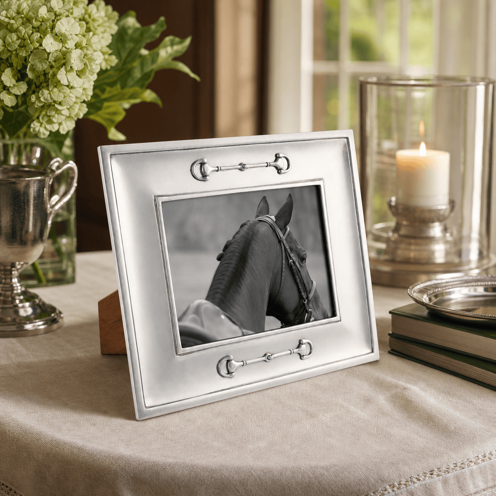 Equestrian Bit Pewter Photo Frame 5x7 4
