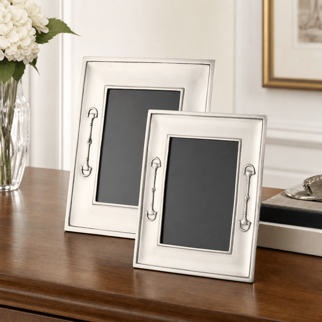 Equestrian Bit Pewter Photo Frame 5x7 8
