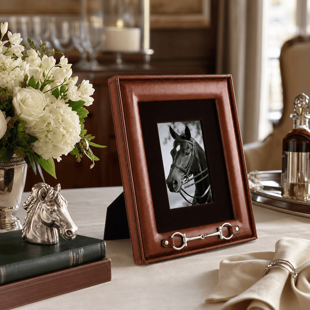 Bit Leather Photo Frame 8x10 4