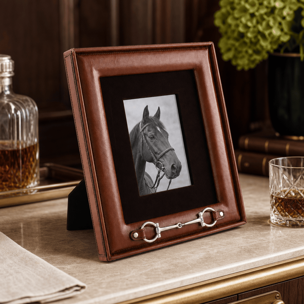 Bit Leather Photo Frame 8x10 2