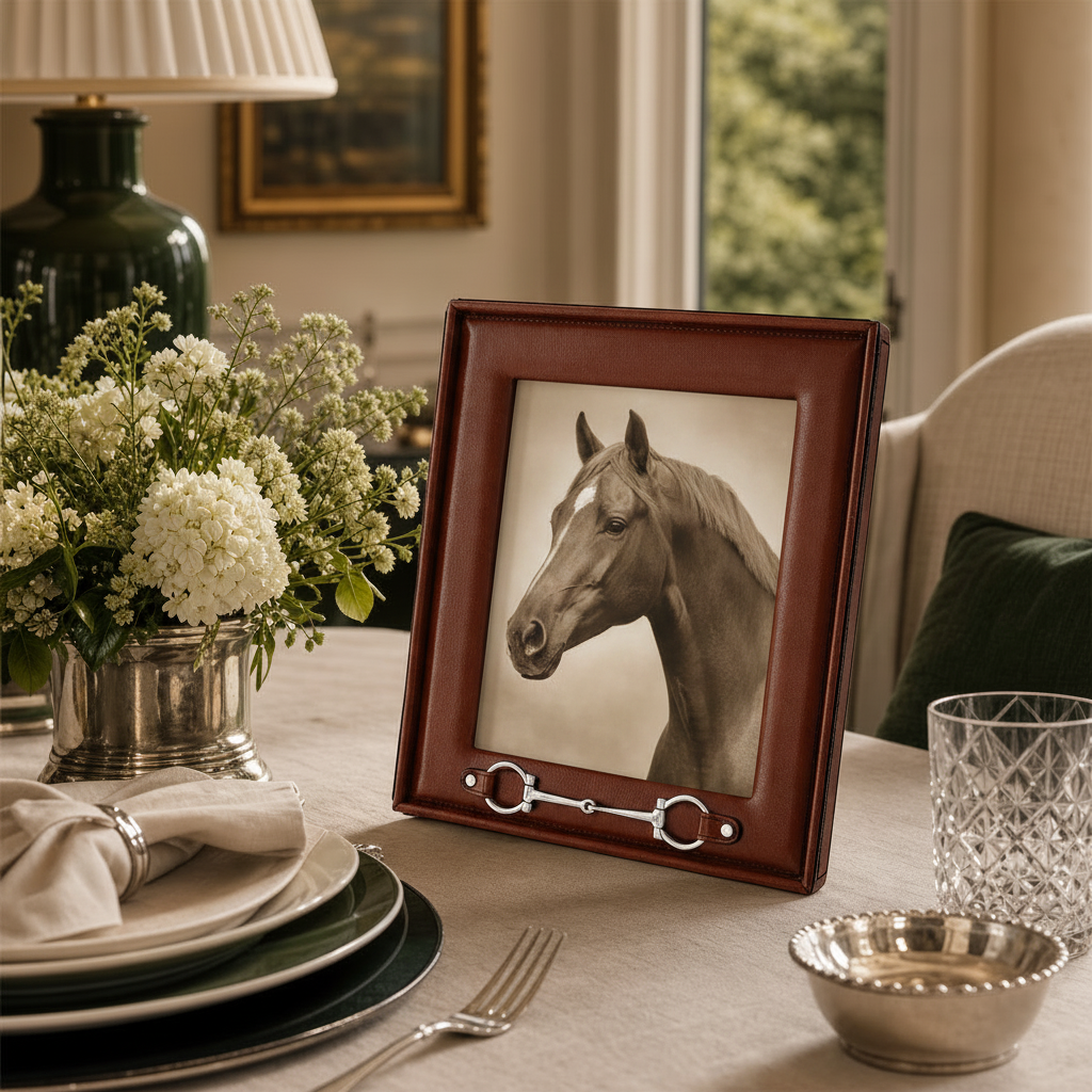 Bit Leather Photo Frame 8x10 5