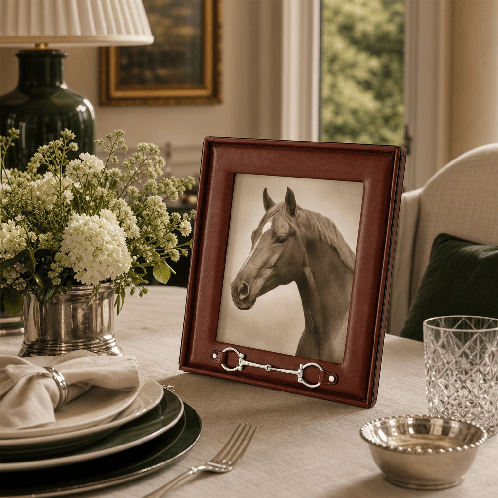 Bit Leather Photo Frame 8x10 5