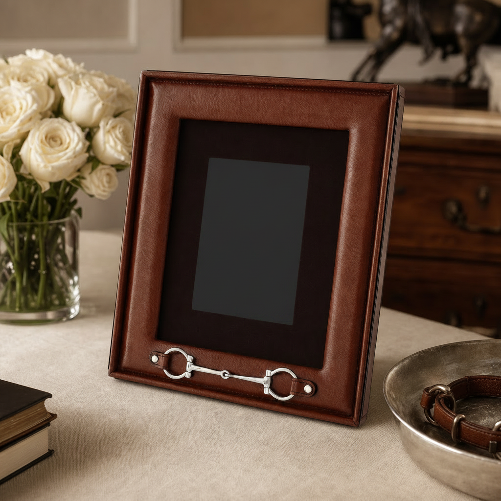 Bit Leather Photo Frame 8x10 3