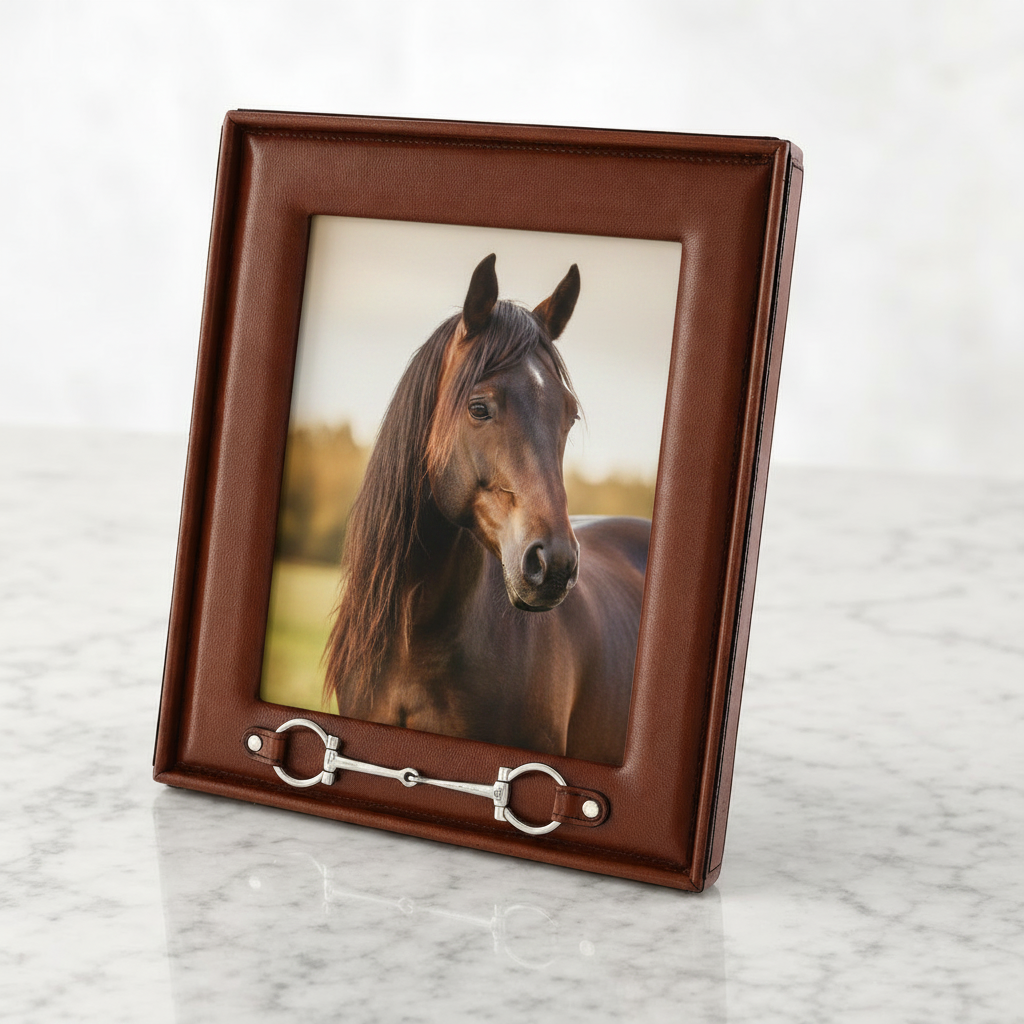 Bit Leather Photo Frame 8x10 8