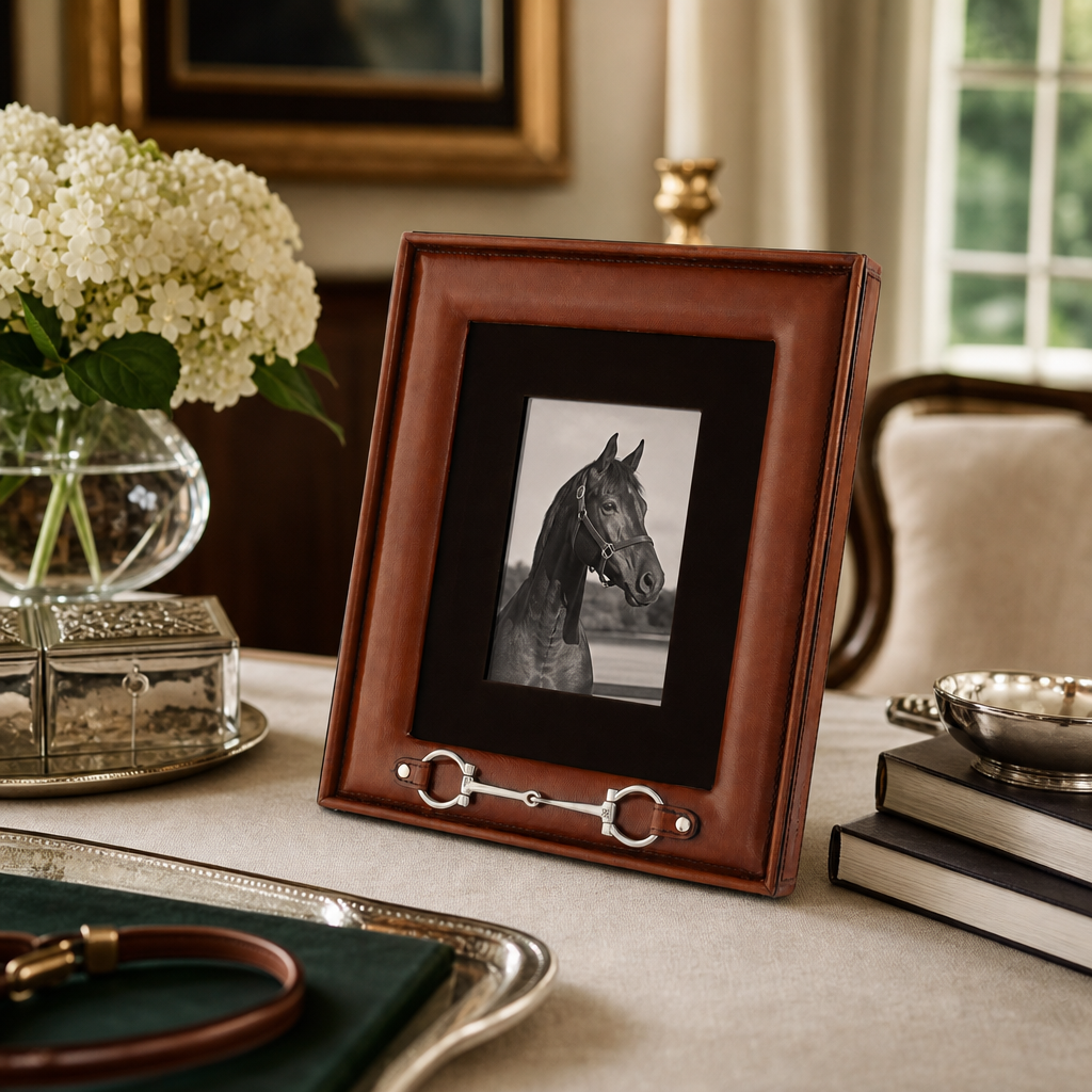 Bit Leather Photo Frame 8x10 6