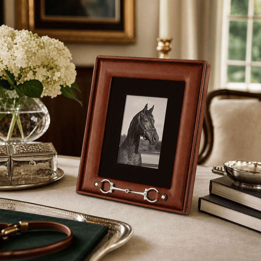 Bit Leather Photo Frame 8x10 6