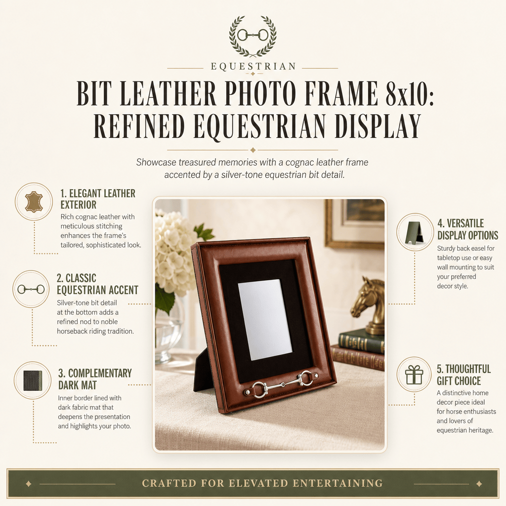 Bit Leather Photo Frame 8x10 9
