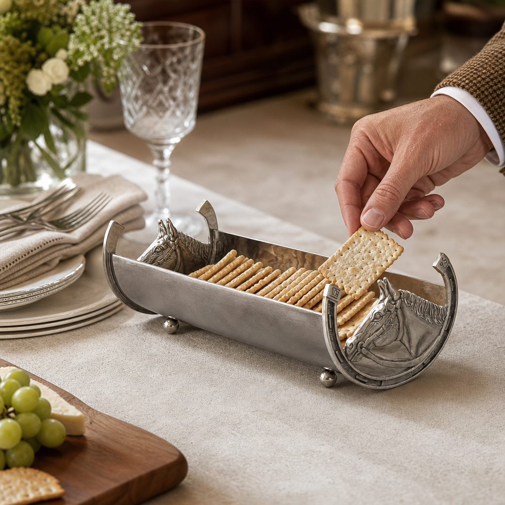 Horseshoe Cracker Holder 4