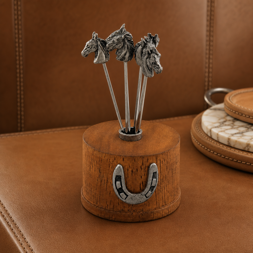 Equestrian Cheese Pick Set 2