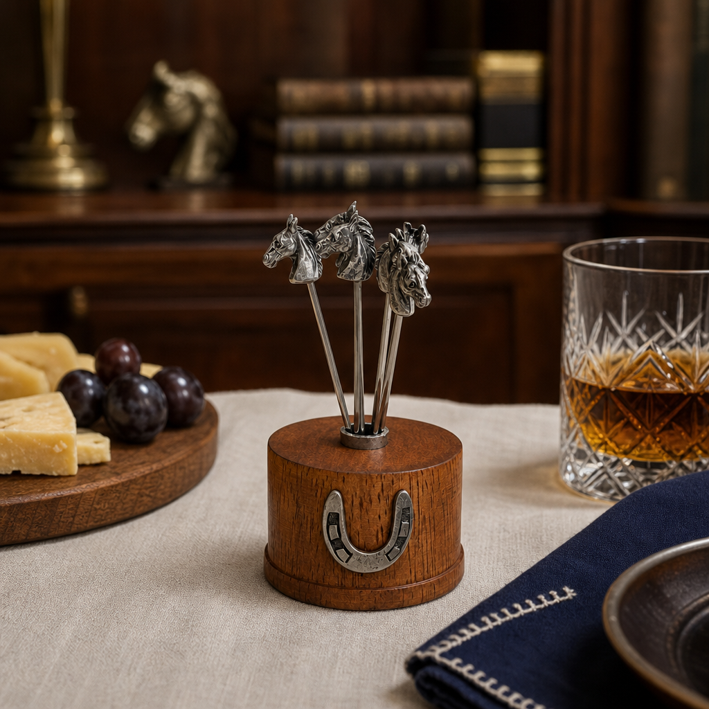 Equestrian Cheese Pick Set 2