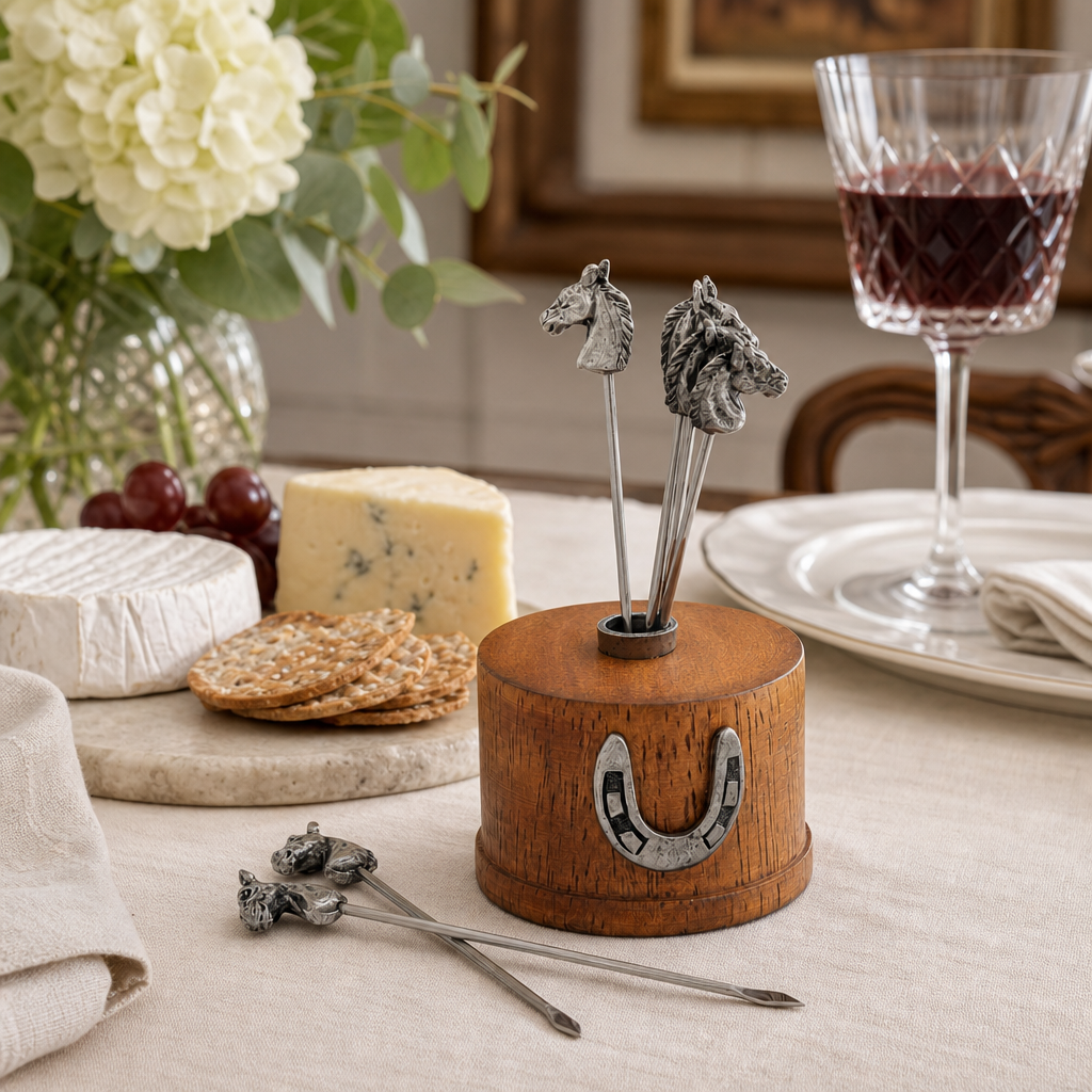 Equestrian Cheese Pick Set 5