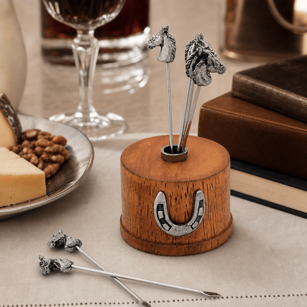 Equestrian Cheese Pick Set 3
