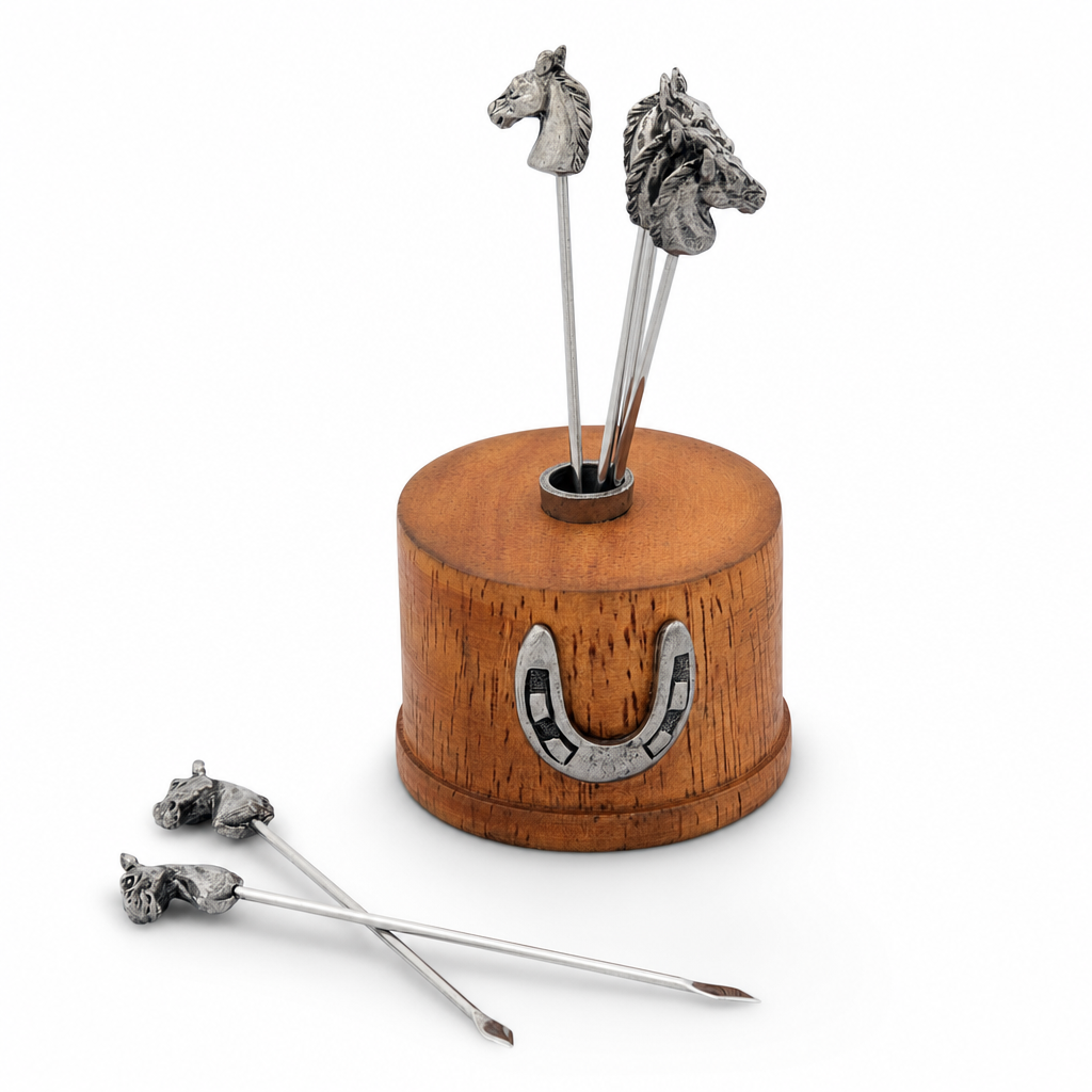 Equestrian Cheese Pick Set 10