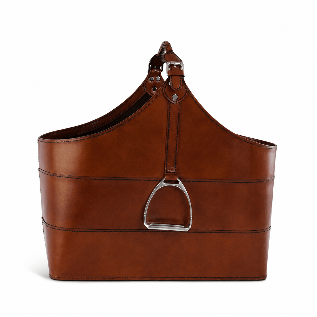 Stirrup Oval Magazine Basket 8