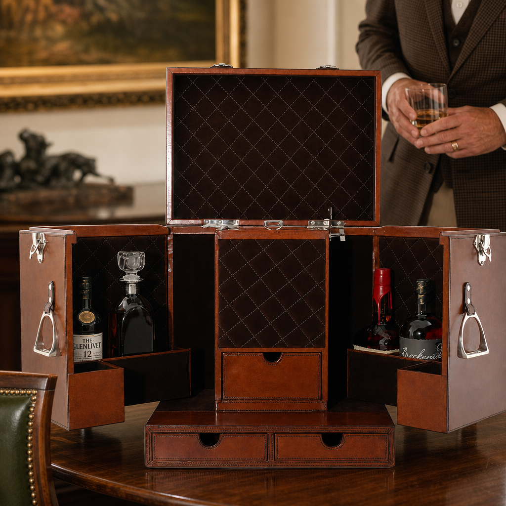 Leather Stirrup Handle Bar Case 4