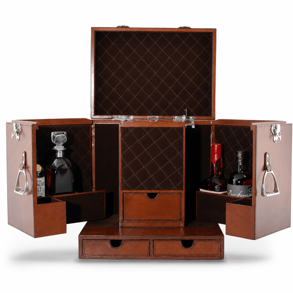 Leather Stirrup Handle Bar Case 1