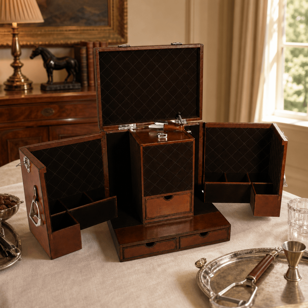 Leather Stirrup Handle Bar Case 6