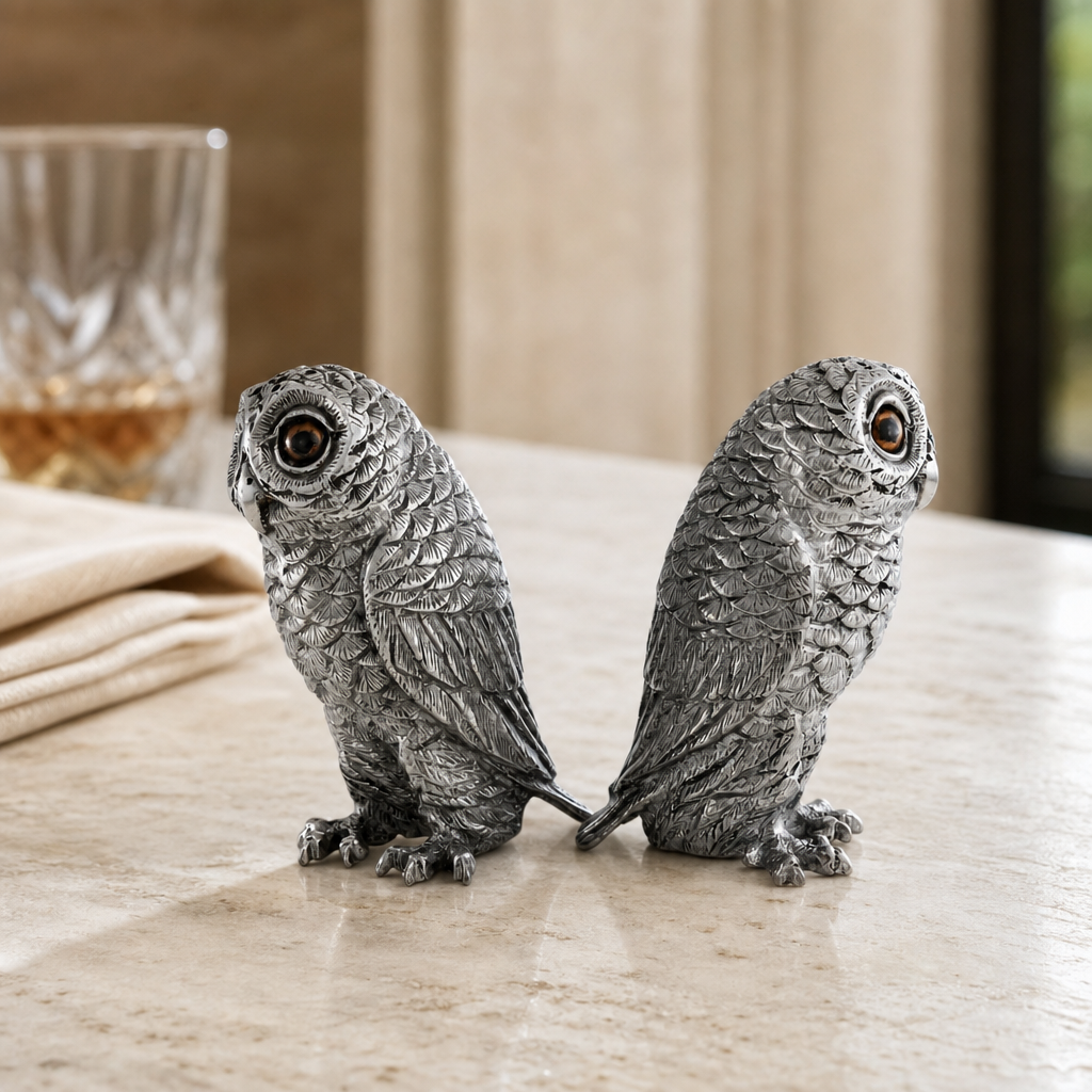 Owl Salt & Pepper Set 4