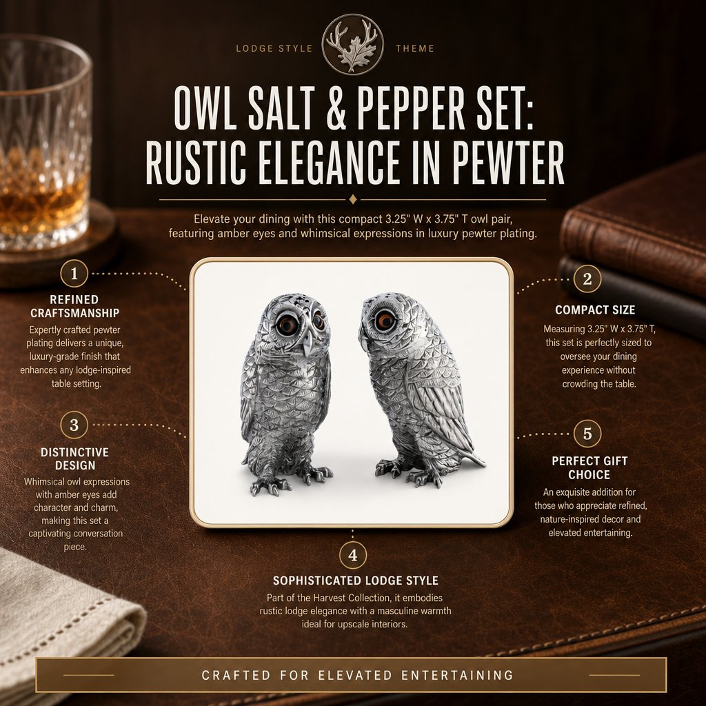 Owl Salt & Pepper Set 12
