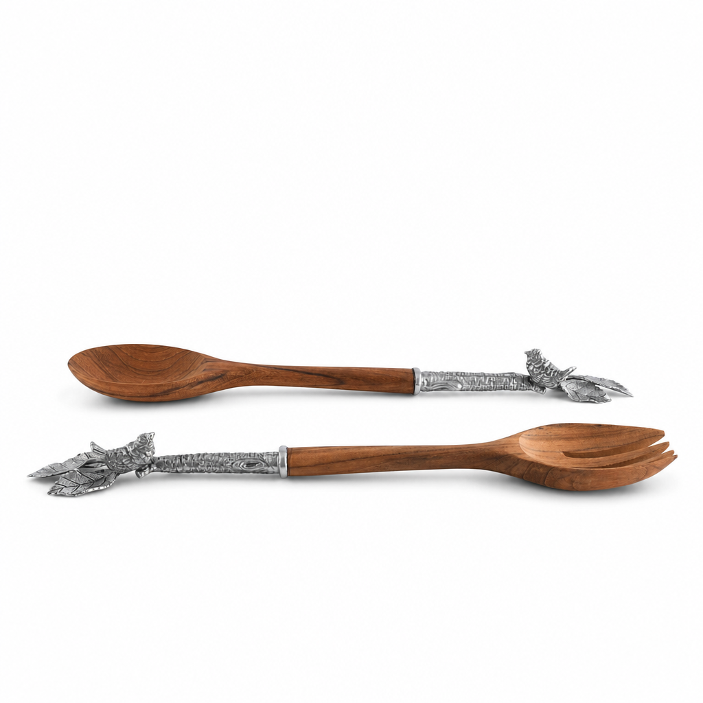 Song Bird Salad Server Set 8
