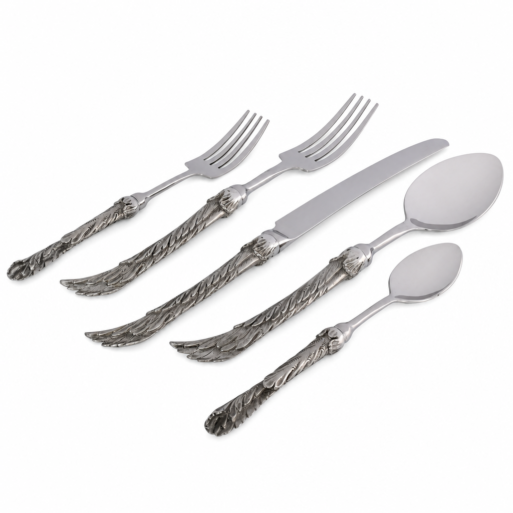 Avian Pattern Stainless Place setting 1
