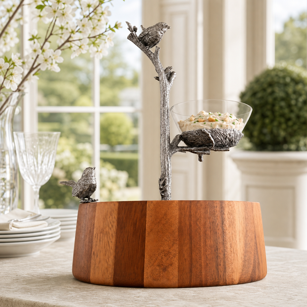 Song Birds Nesting Dip Bowl 3