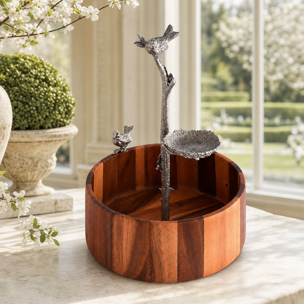 Song Birds Nesting Dip Bowl 5