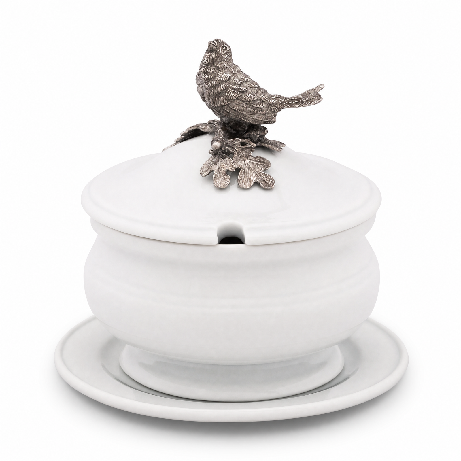 Songbird Porcelain Lidded Bowl 1