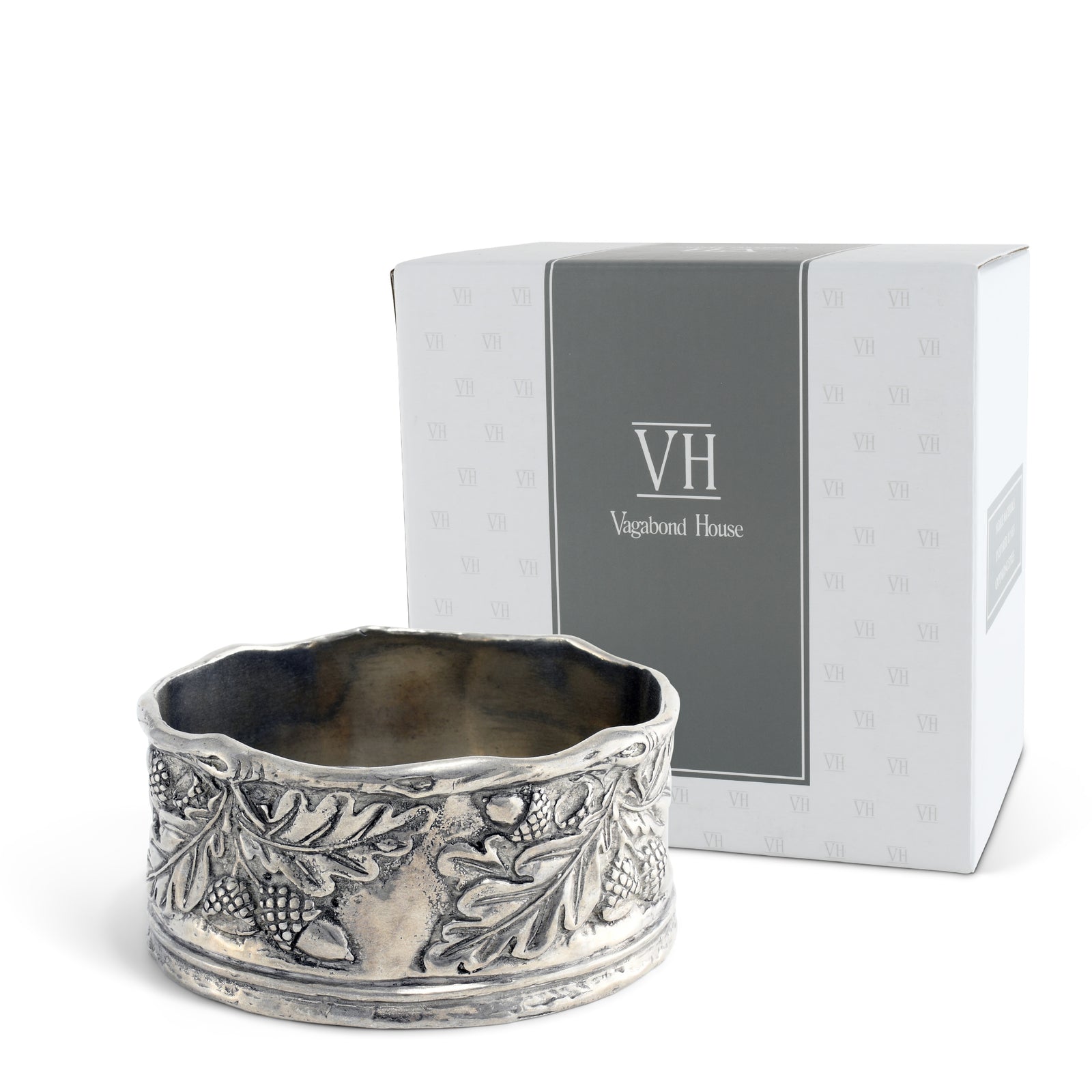 Acorn Oak & Leaf Pewter Wine Coaster 10