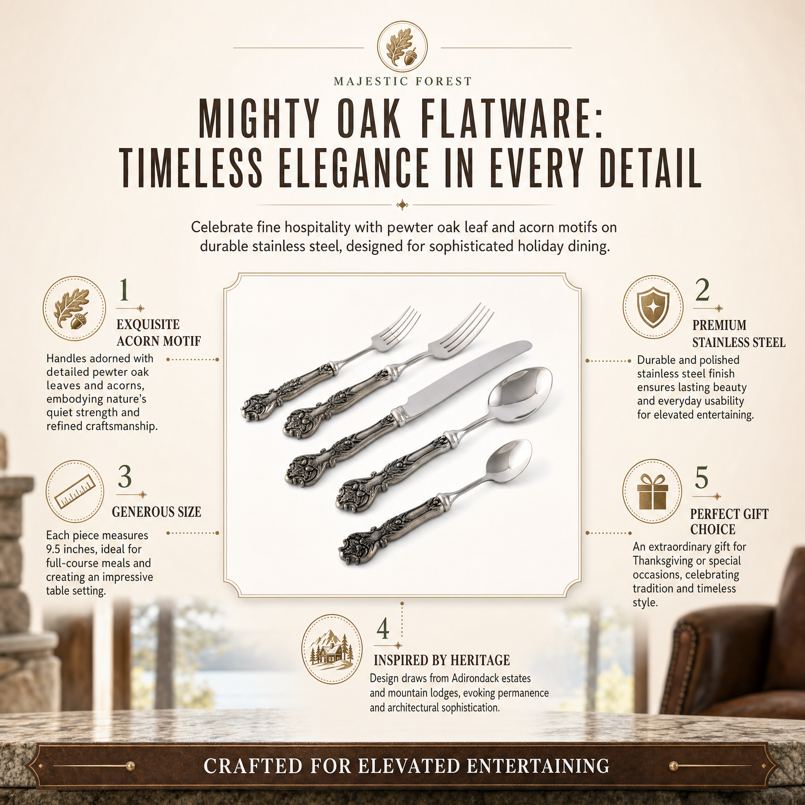 Mighty Oak Flatware 9