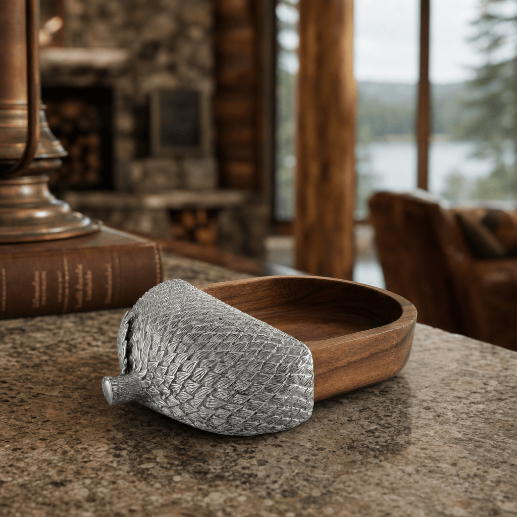 Wood Acorn Nut Bowl 2