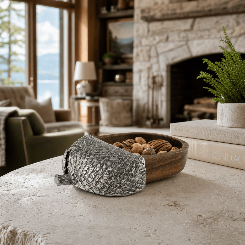 Wood Acorn Nut Bowl 7