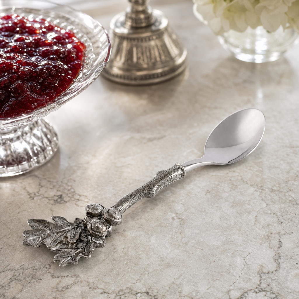 Acorn & Oak Leaf Jam Spoon 3