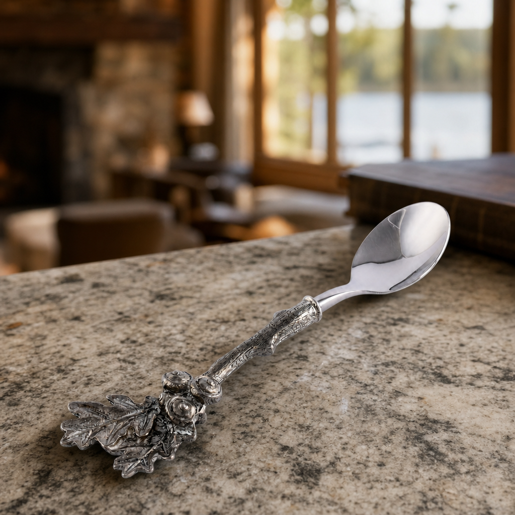 Acorn & Oak Leaf Jam Spoon 2