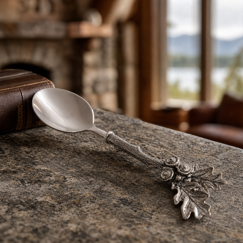 Acorn & Oak Leaf Jam Spoon 3