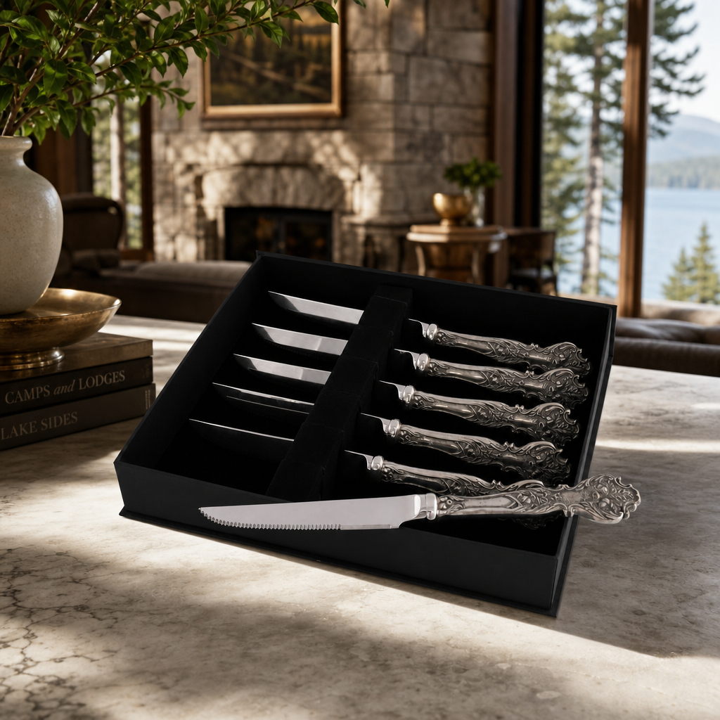 Mighty Oak Steak Knife Set 6