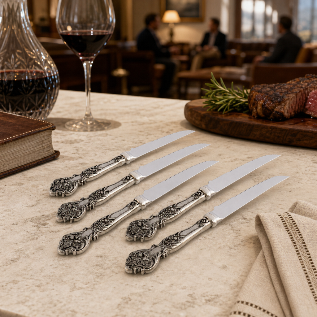 Mighty Oak Steak Knife Set 7