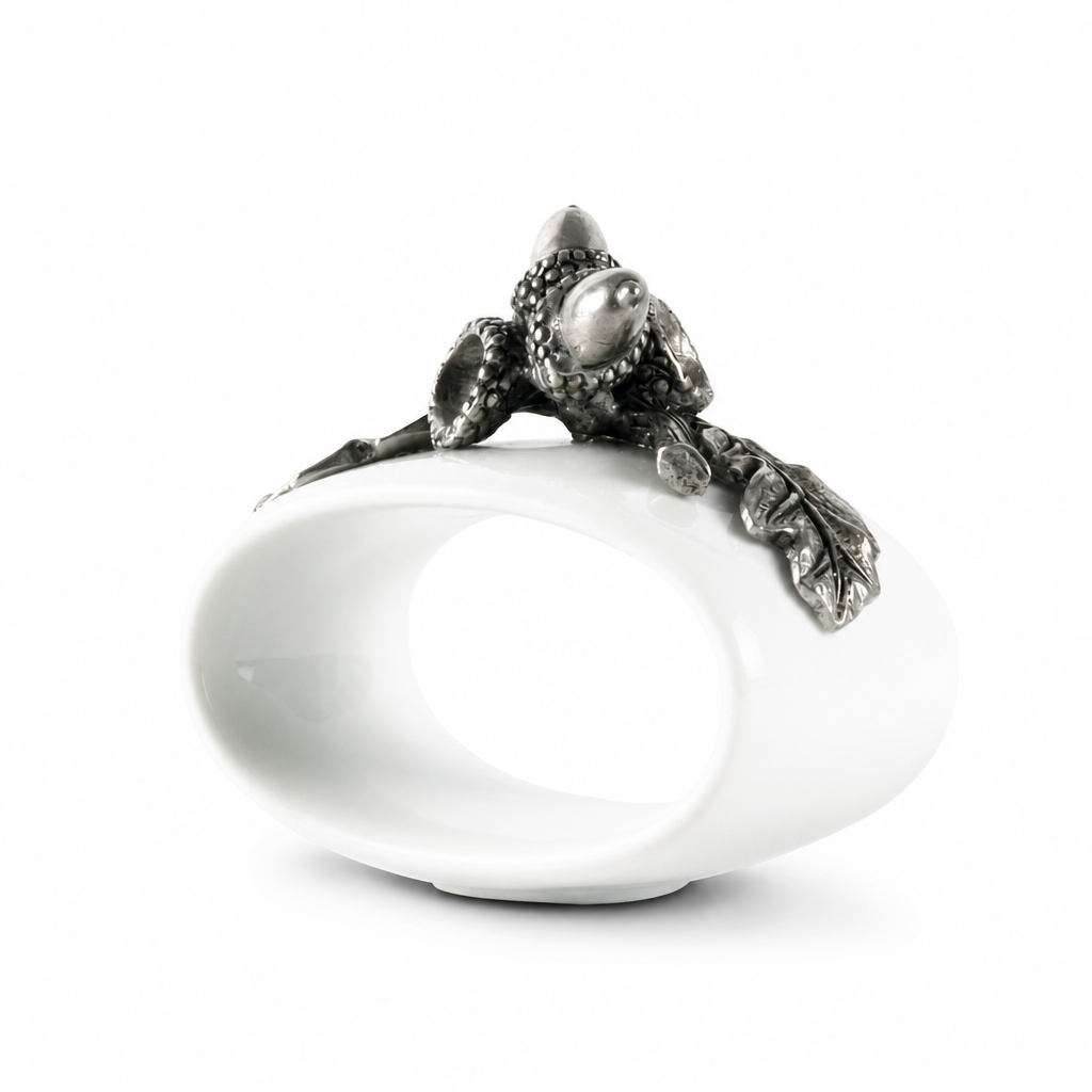 Acorn Stoneware Napkin Ring 1