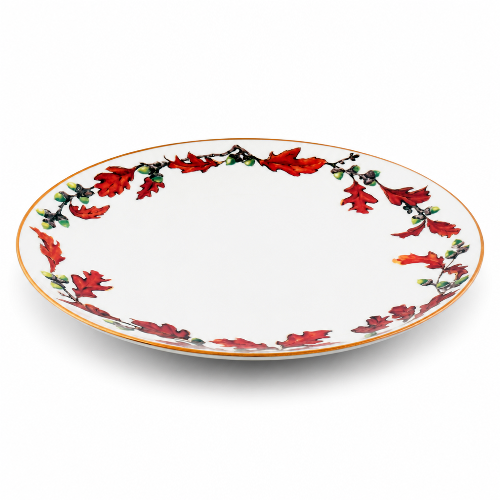 Norwood Acorn Bone China Round Dinner Plate 8
